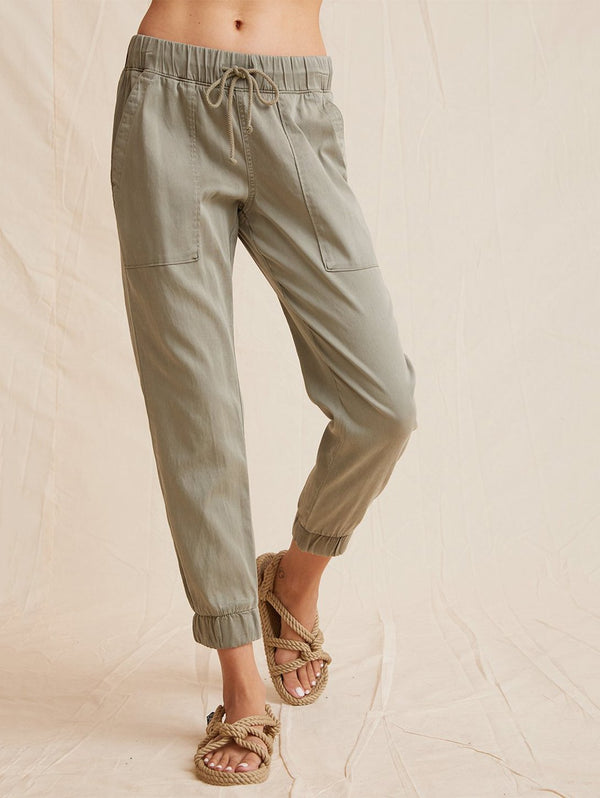 Pocket Jogger Pant - Army-Bella Dahl-Over the Rainbow