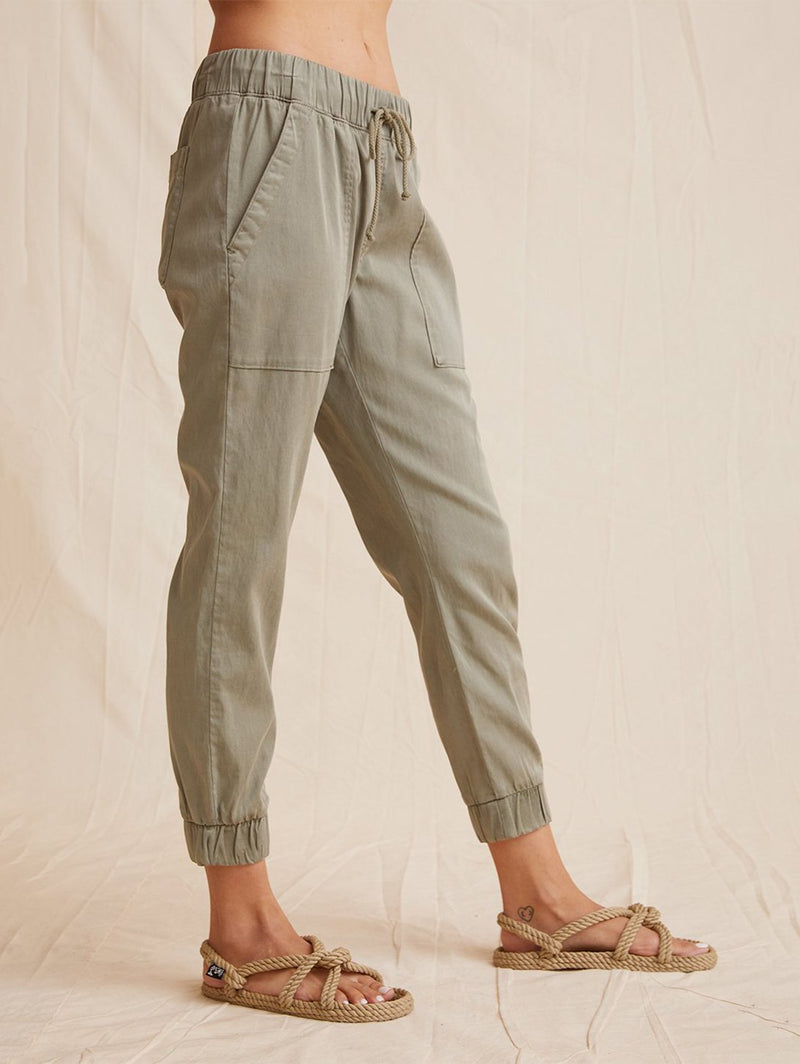 Pocket Jogger Pant - Army-Bella Dahl-Over the Rainbow