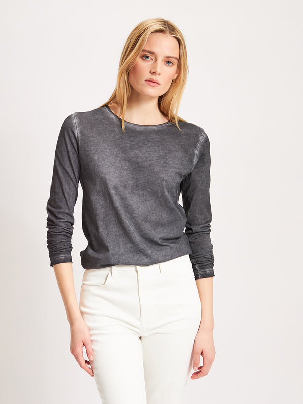 Long Sleeve Classic Crew Tee - Nightscape-Patrick Assaraf-Over the Rainbow
