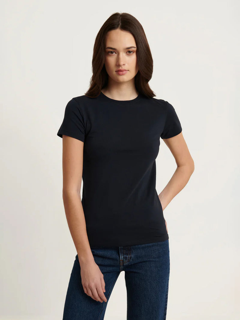 Short Sleeve Crew Slim Tee - Midnight