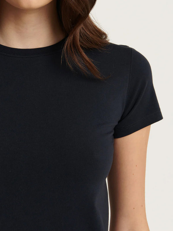 Short Sleeve Crew Slim Tee - Midnight