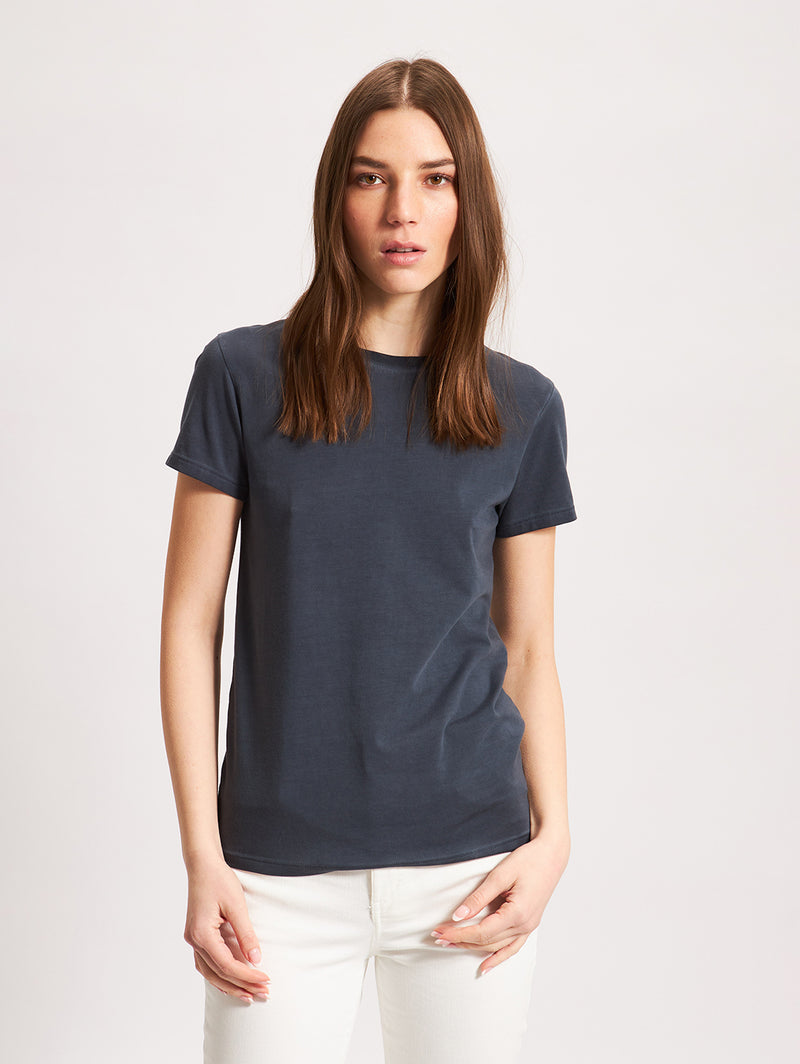 Short Sleeve Crewneck Tee - Nightscape-Patrick Assaraf-Over the Rainbow