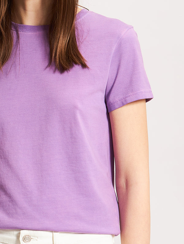 Short Sleeve Slim Crew Tee - Thistle-Patrick Assaraf-Over the Rainbow