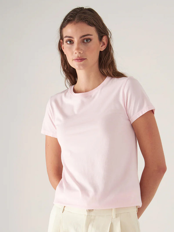 Patrick Assaraf Reverse Spray Classic Baby T-shirt- Sakura Pink main image 0