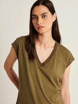 Sublime Reactive Dolman V-Neck Tee - Deep Olive