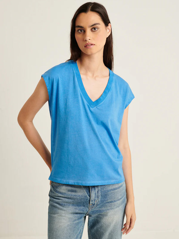 Sublime Reactive Dolman V-Neck Tee - Island Blue