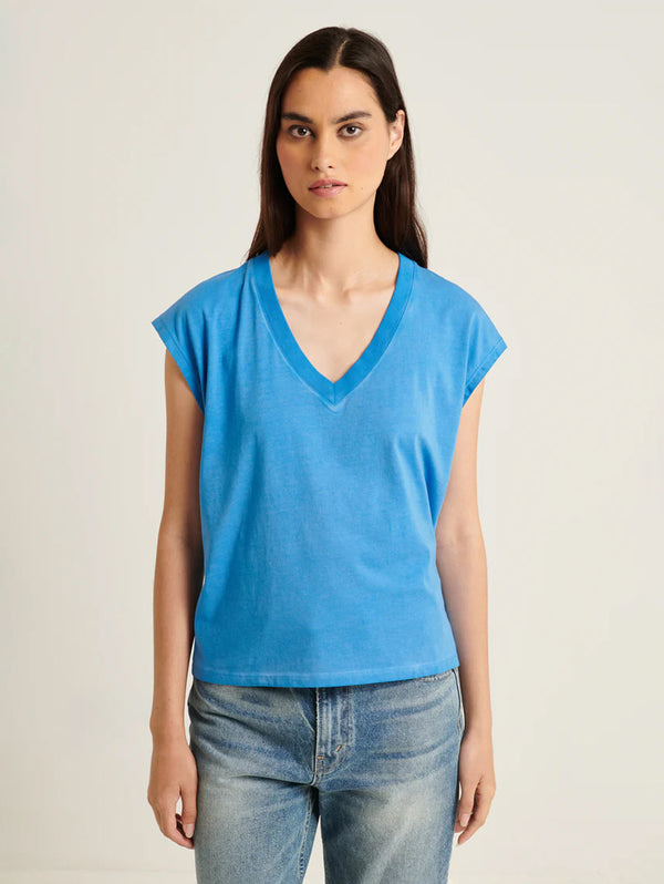 Sublime Reactive Dolman V-Neck Tee - Island Blue