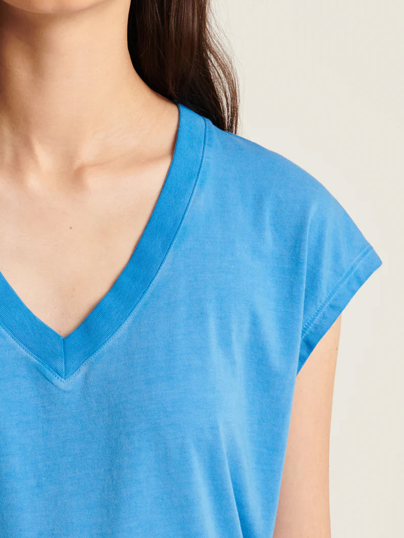 Sublime Reactive Dolman V-Neck Tee - Island Blue