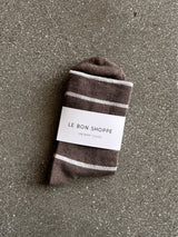 Wally Socks - Mocha-LE BON SHOPPE-Over the Rainbow