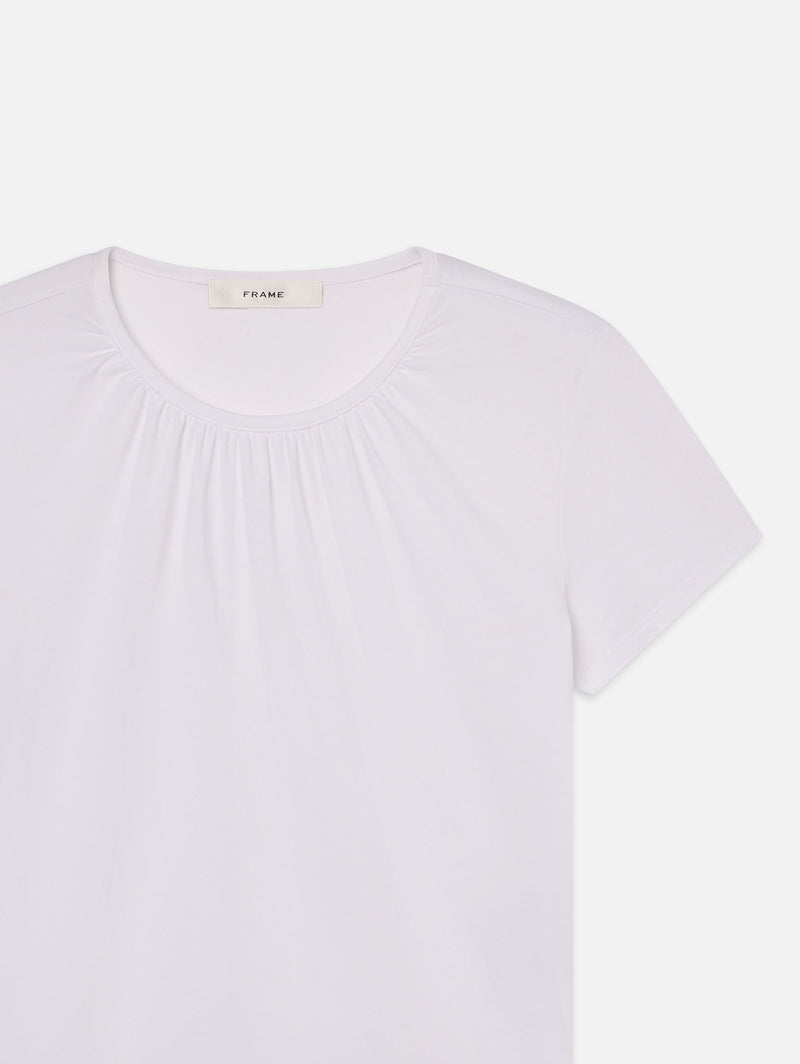 The Gathered Tee - White