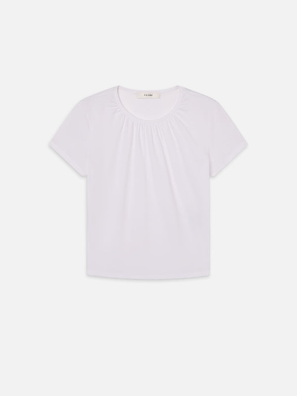 The Gathered Tee - White
