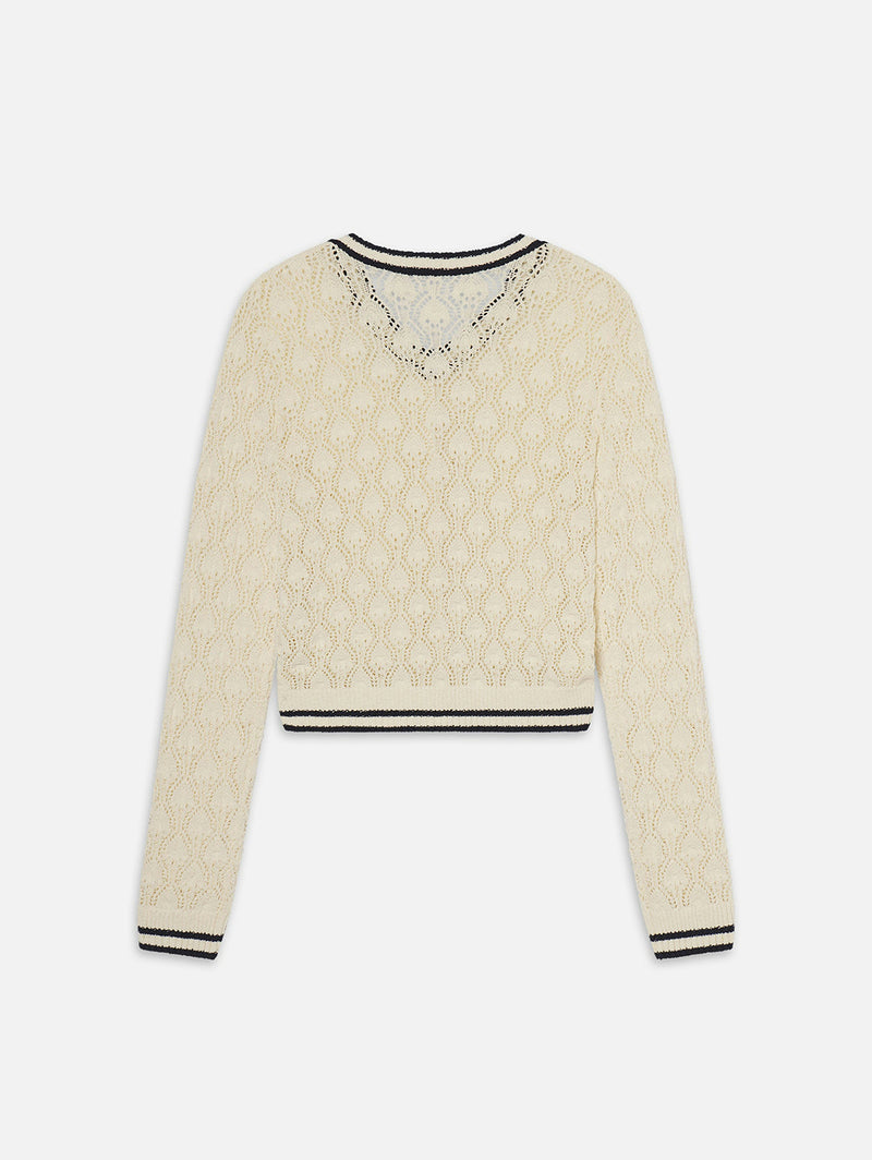 The Rookie Cardigan - Cream Multi