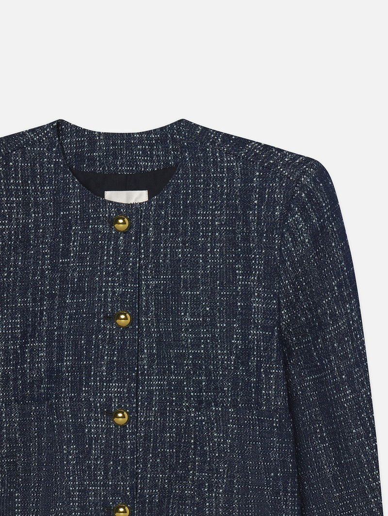 The Tweed Jacket - Indigo