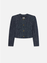 The Tweed Jacket - Indigo