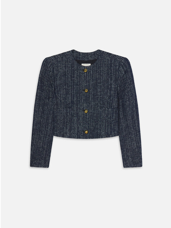The Tweed Jacket - Indigo
