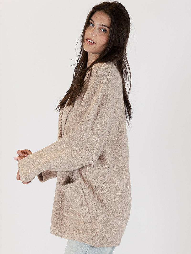 Winston Blazer Sweater - Oat-LYLA+LUXE-Over the Rainbow