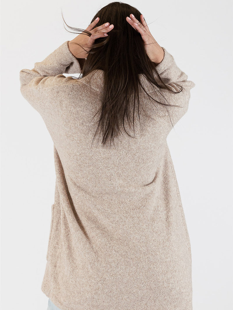Winston Blazer Sweater - Oat-LYLA+LUXE-Over the Rainbow