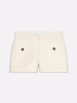 Patch Pocket Trouser Short - Cream-FRAME-Over the Rainbow