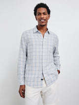Wyatt Shirt - Gentle Shore Mélange-Rails-Over the Rainbow