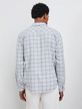 Wyatt Shirt - Gentle Shore Mélange-Rails-Over the Rainbow