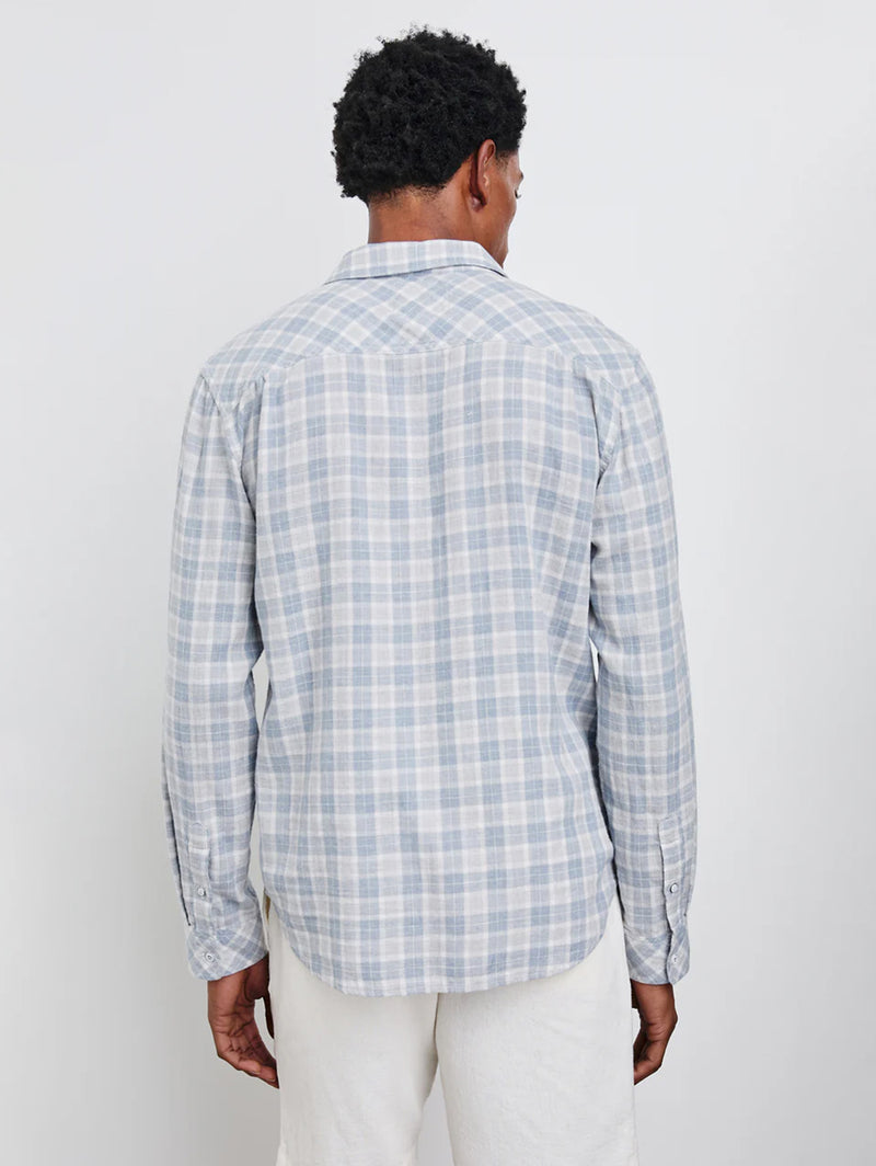 Wyatt Shirt - Gentle Shore Mélange-Rails-Over the Rainbow