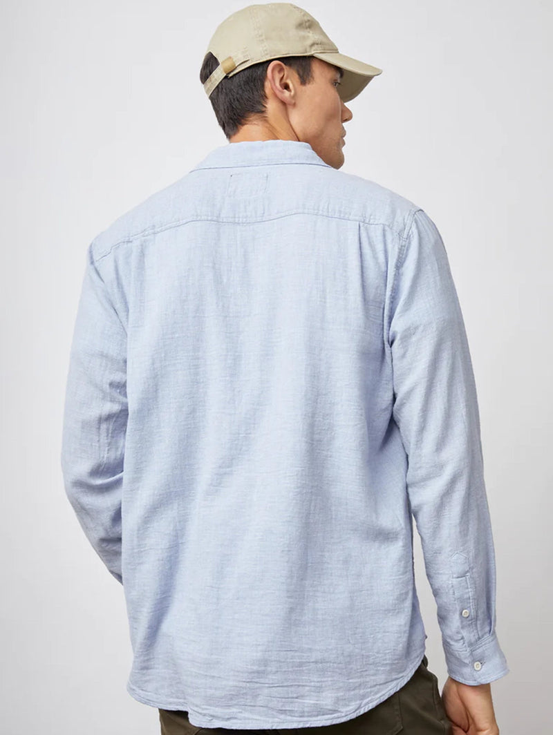 Wyatt Shirt - Blue Melange-Rails-Over the Rainbow