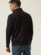 High Neck Zip Up - Black-34 HERITAGE-Over the Rainbow