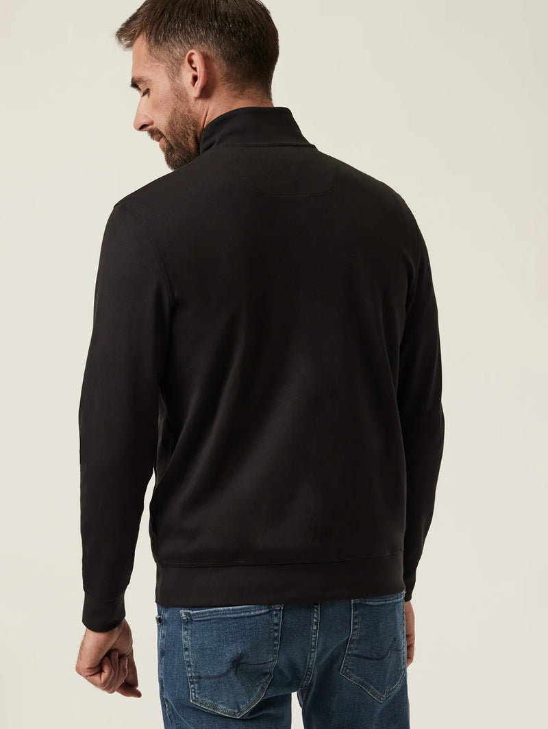 High Neck Zip Up - Black-34 HERITAGE-Over the Rainbow