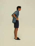 Linen Short - Navy-OAS-Over the Rainbow