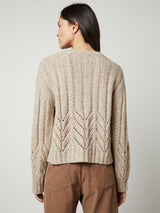 Hazel Cable Cardigan-Velvet-Over the Rainbow