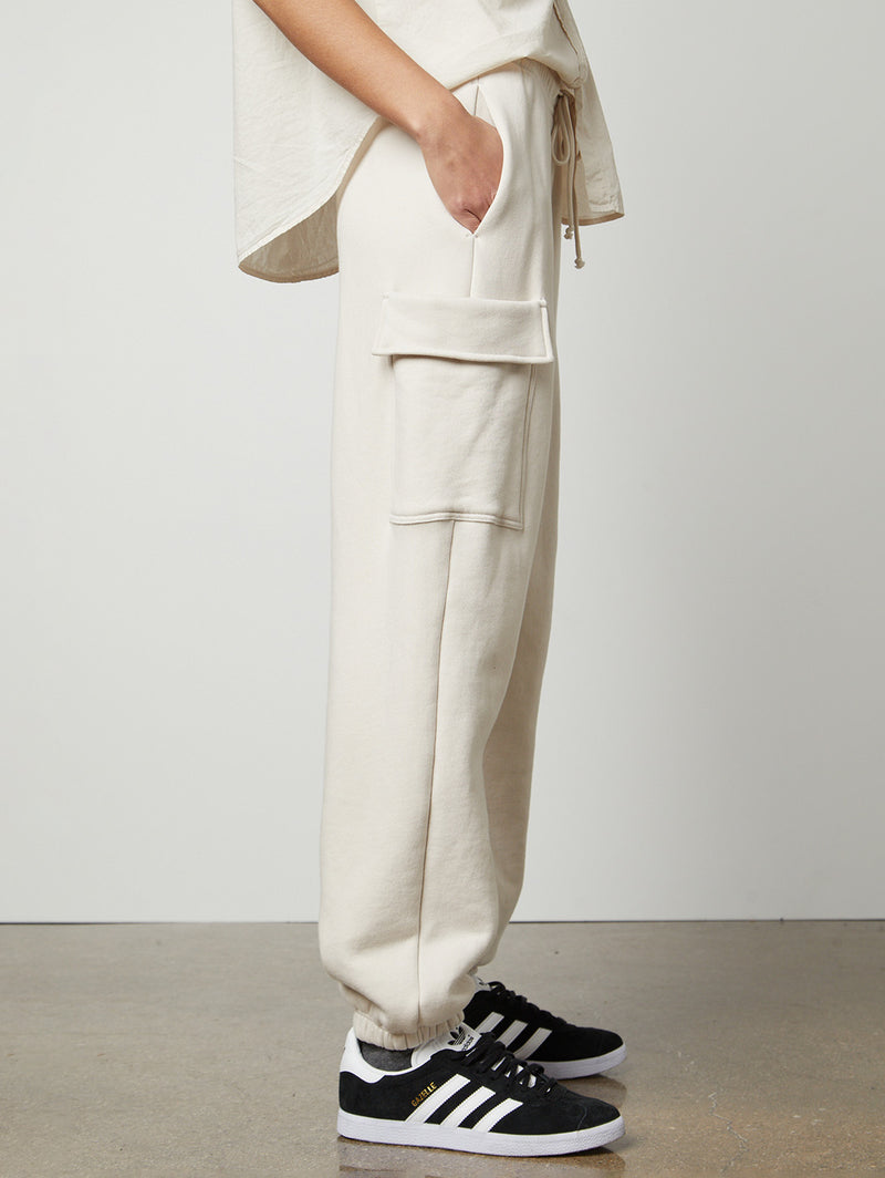 Lumi Fleece Cargo Pant-Velvet-Over the Rainbow