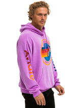 Aviator Nation Logo Pullover Hoodie - Neon Purple-AVIATOR NATION-Over the Rainbow