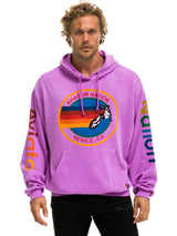 Aviator Nation Logo Pullover Hoodie - Neon Purple-AVIATOR NATION-Over the Rainbow