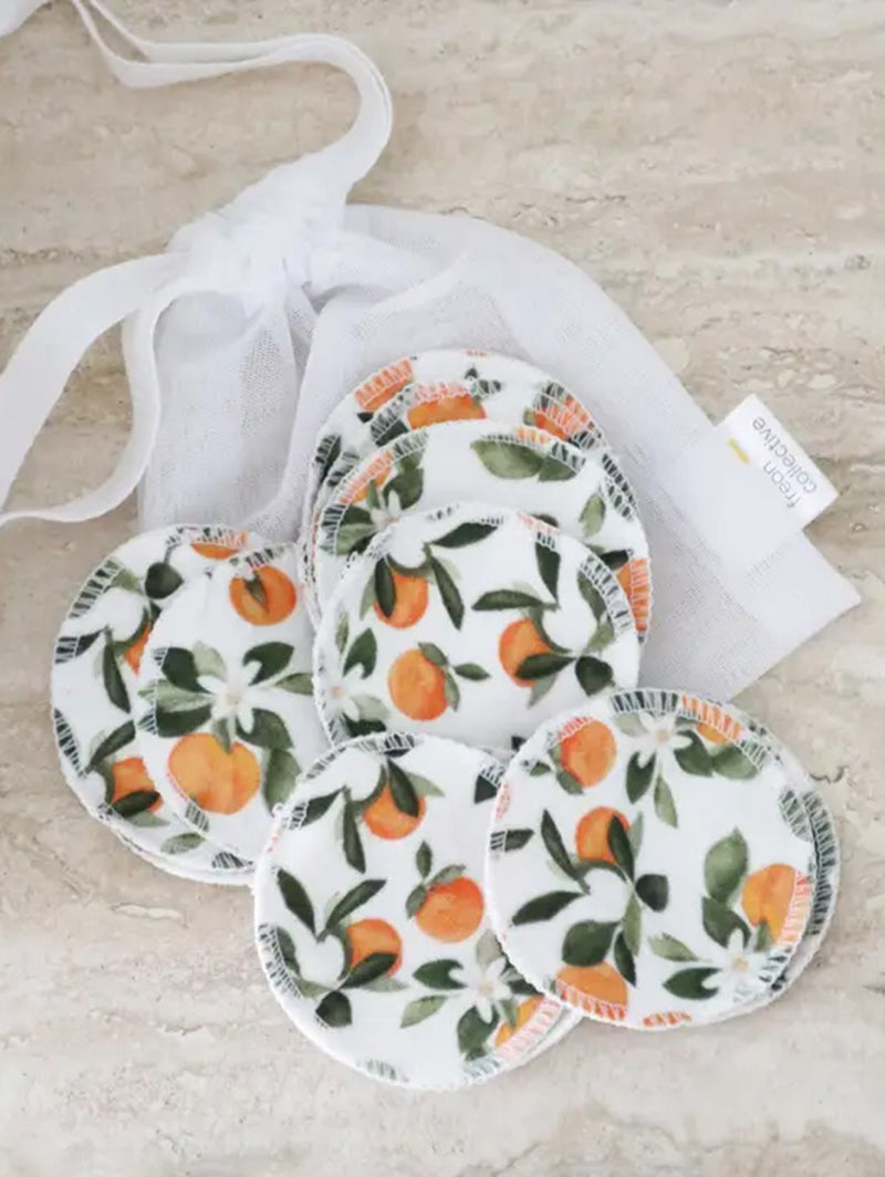 Organic Cotton Rounds - Clementine