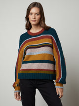 Samara Alpaca Sweater - Multi-Velvet-Over the Rainbow