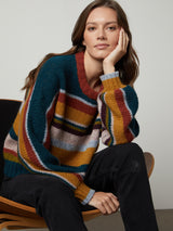 Samara Alpaca Sweater - Multi-Velvet-Over the Rainbow