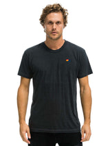 Basic Crew Tee Shirt - Charcoal-AVIATOR NATION-Over the Rainbow