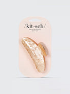 Eco-Friendly Marble Claw Clip - Blonde-KITSCH-Over the Rainbow