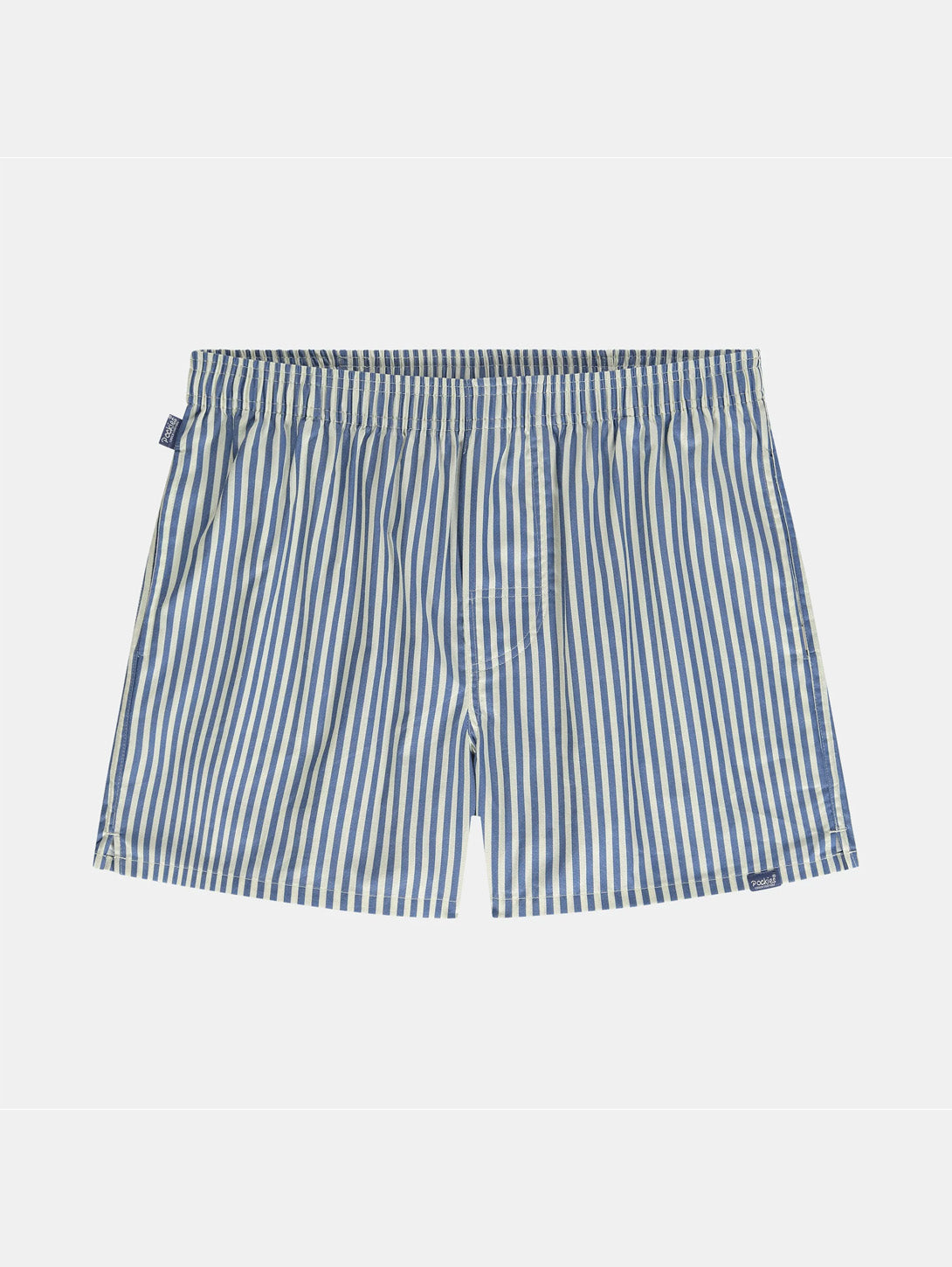 Boxer Shorts - Blue Striped-POCKIES-Over the Rainbow