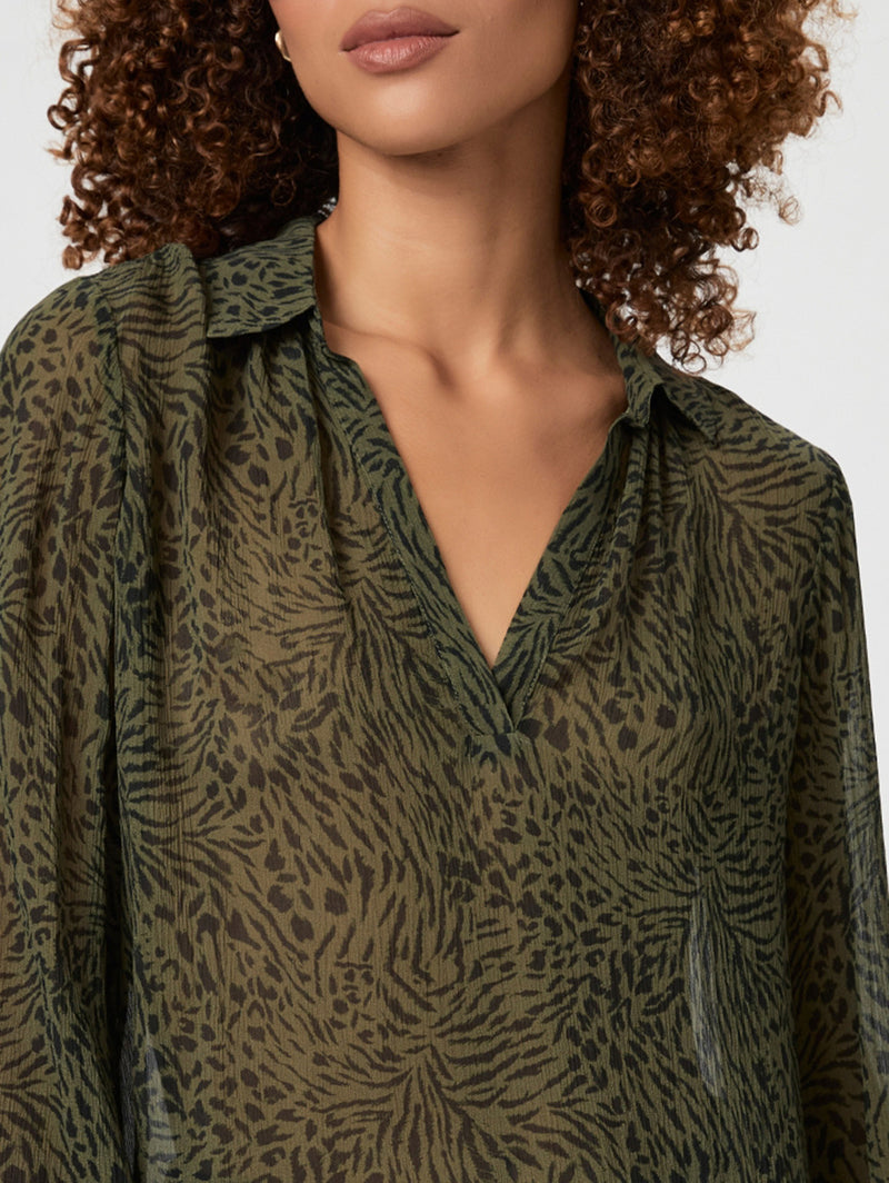 Johannes Blouse - Army Black-Paige-Over the Rainbow
