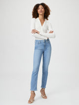Cindy High Straight Jean - Canvases-Paige-Over the Rainbow