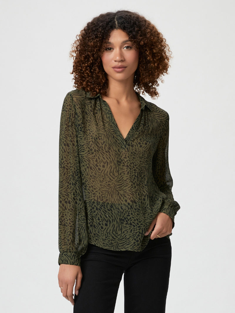 Johannes Blouse - Army Black-Paige-Over the Rainbow