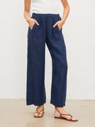 Lola Linen Pant - Shadow-Velvet-Over the Rainbow