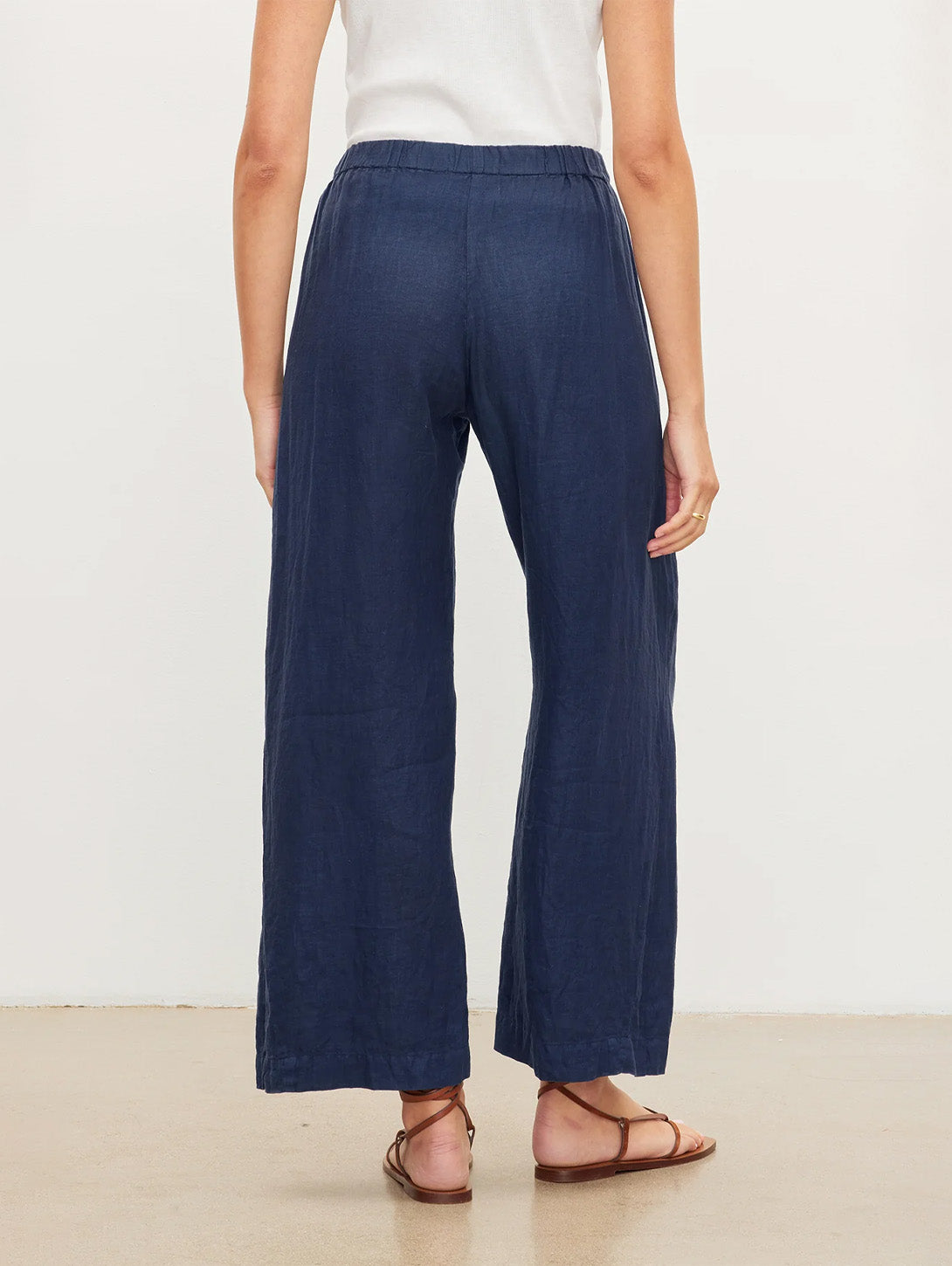 Lola Linen Pant - Shadow-Velvet-Over the Rainbow