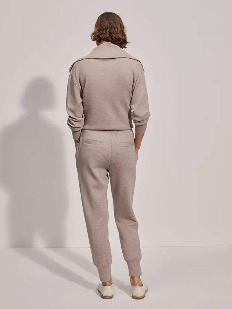 The Slim Cuff Pant 25" - Taupe Marl-VARLEY-Over the Rainbow