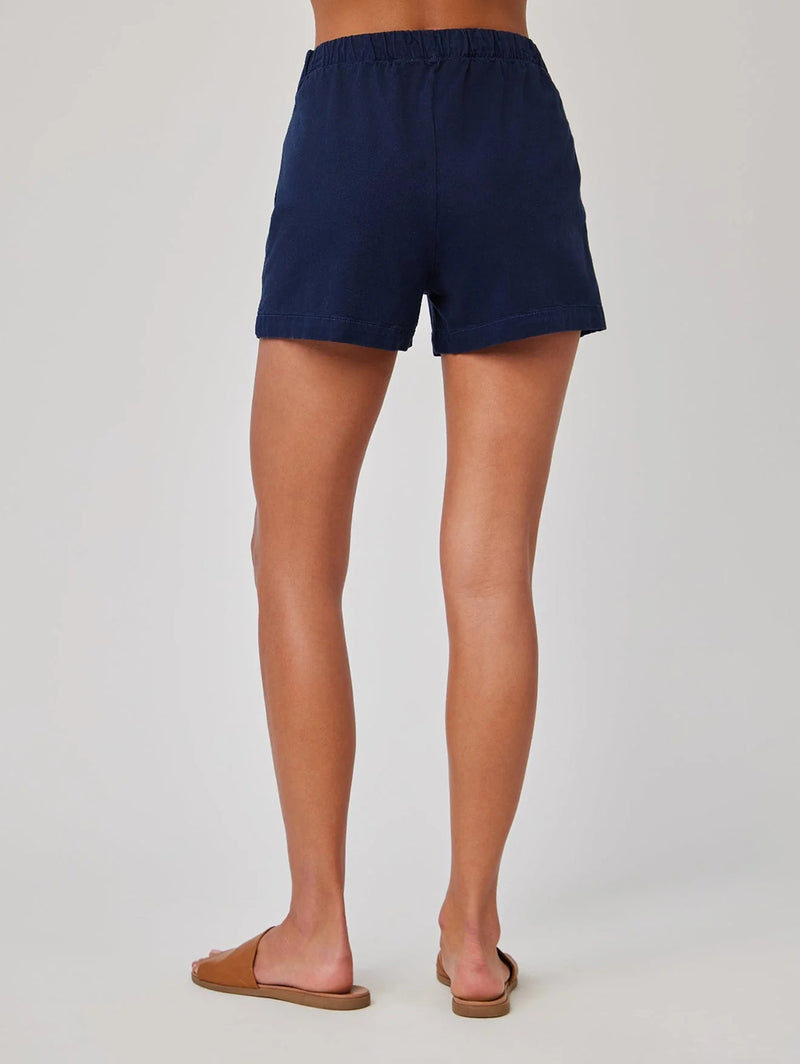 Catalina Clean Front Short - Harbor Navy-Bella Dahl-Over the Rainbow