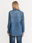 Mia Shirt - Dark Denim-KERRI ROSENTHAL-Over the Rainbow