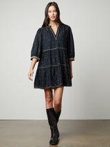 Kiley Embroidered Dress-Velvet-Over the Rainbow