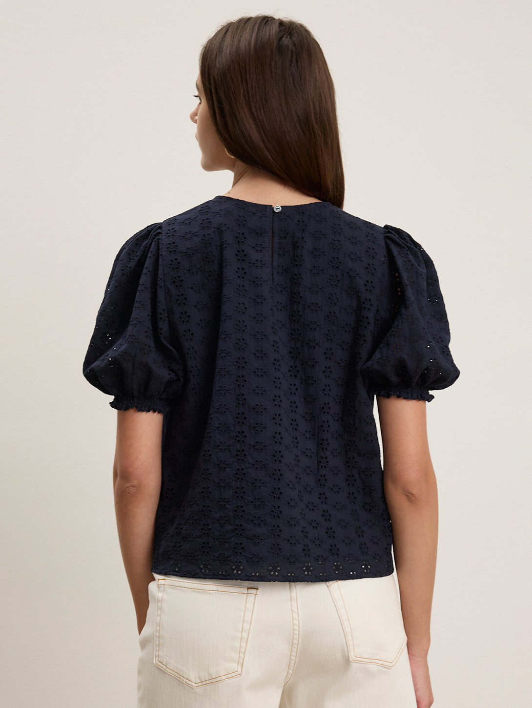 Dalyn Eyelet Top - Ink-Velvet-Over the Rainbow