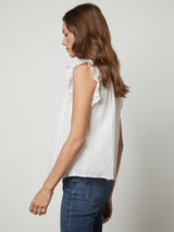 Liana Lace Top - White-Velvet-Over the Rainbow